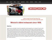 Tablet Screenshot of lakeviewdriveinn.com